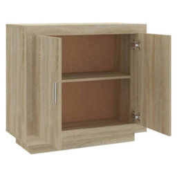 Berkfield Stylish Sideboard Sonoma Oak 80X40X75 Cm Engineered Wood - thumbnail 6