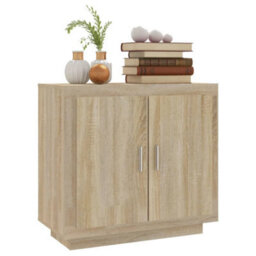 Berkfield Stylish Sideboard Sonoma Oak 80X40X75 Cm Engineered Wood - thumbnail 8