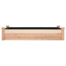 Berkfield Garden Raised Bed With Liner 120X60X25 Cm Solid Wood Fir - thumbnail 4
