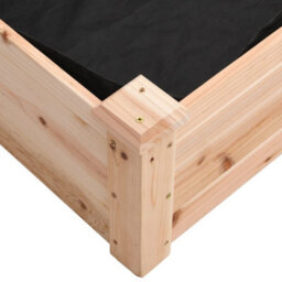 Berkfield Garden Raised Bed With Liner 120X60X25 Cm Solid Wood Fir - thumbnail 7