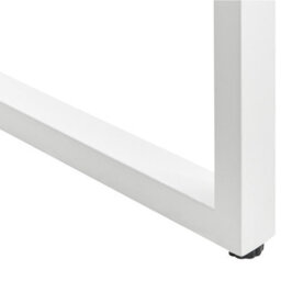 Wyld And Coco Novahome Office Desk White With Pegboard Wall And Open Shelves, Compact Space-Saving Desk - thumbnail 6