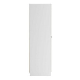 Wyld Haus Cherryfern 3-Door White Wooden Wardrobe Framed Matt Finish Tall - thumbnail 6