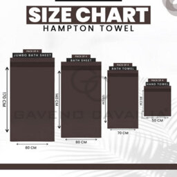 Gc Gaveno Cavailia Hampton Royal 4 Pack Bath Sheet 80X140 Walnut Egyptian Cotton Premier Super Absorbent Towel - thumbnail 6