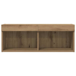 Walplus Tv Cabinet 2 Pcs Artisan Oak 80 X 30 X 30 Cm Engineered Wood - thumbnail 7