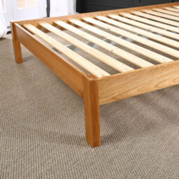 The Furniture Market Cheshire Solid Oak 4Ft 6In Double Size Bed Frame Low Footboard - thumbnail 7