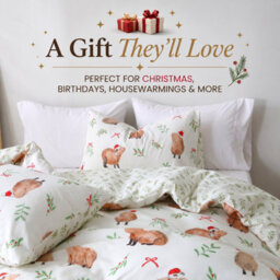 Lazzaro Christmas Single Duvet Cover Set, Brushed Microfibre Reversible Bedding With Ultrasoft Easycare Finish - thumbnail 9