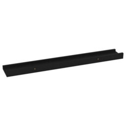 Berkfield Wall Shelves 4 Pcs Black 60X9X3 Cm - thumbnail 6