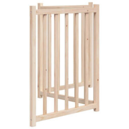 Walplus Natural Wood Dog Gate Foldable 3 Panels 150 Cm Solid Fir - thumbnail 5
