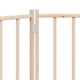 Walplus Natural Wood Dog Gate Foldable 3 Panels 150 Cm Solid Fir - thumbnail 8