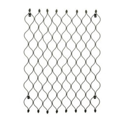 Ivyline Outdoor Honeycomb Trellis - Mild Steel - L2.5 X W78 X H100 Cm - Zinc - thumbnail 1