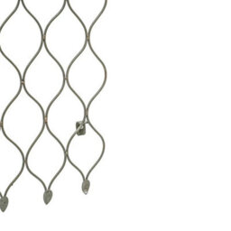 Ivyline Outdoor Honeycomb Trellis - Mild Steel - L2.5 X W78 X H100 Cm - Zinc - thumbnail 2