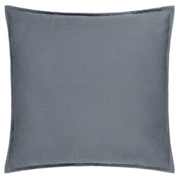 Yard Slub Cotton Polyester Filled Cushion, Denim Blue, 50 X 50Cm - thumbnail 2