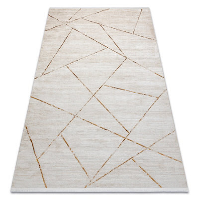 RugsX Modern Carpet Duke 51557 Cream / Gold - Geometric, Structured, Very So  80X150 Cm - image 1