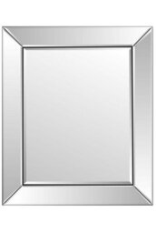 Mirroroutlet Horsley All Glass Wall Mirror 69 X 58 Cm - thumbnail 4