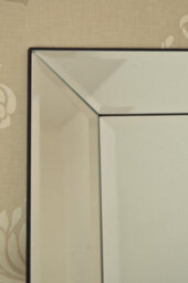Mirroroutlet Horsley All Glass Wall Mirror 69 X 58 Cm - thumbnail 2