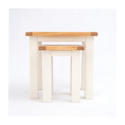 Cabinet Bits Maggiori Off White Set Of 2 Nest Of Tables - thumbnail 2
