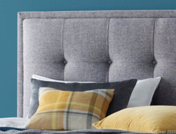 Europa Kaydian Falstone Ottoman Storage Bed: Classic Grey Fabric Upholstered Design With Hidden Storage - thumbnail 3