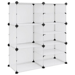 Vidaxl Shoe Rack Transparent 84X31.5X93 Cm Pp - thumbnail 2