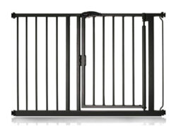 Bettacare Auto Close Stair Gate, 111Cm - 118Cm, Matt Black, Pressure Fit Safety Gate, Baby Gate - thumbnail 1