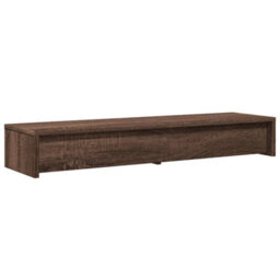 Walplus Monitor Stand With Drawers Brown Oak 100X27X15 Cm Engineered Wood - thumbnail 7
