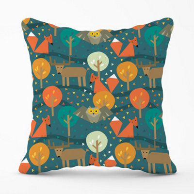 Warren Reed Designer Wild Nightlife Cushions 45Cm X 45Cm - image 1
