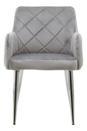 Orsina Plush Mink Velvet Splayed Dining Chair, Versatile Lounge Chair, Modern Kitchen Chair, Luxe Livingroom Chair - thumbnail 4