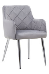 Orsina Plush Mink Velvet Splayed Dining Chair, Versatile Lounge Chair, Modern Kitchen Chair, Luxe Livingroom Chair - thumbnail 2