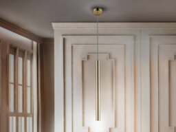 Luminosa Lighting Luminosa Varas Integrated Led Ceiling Pendant Gold - Uk Stock - thumbnail 1