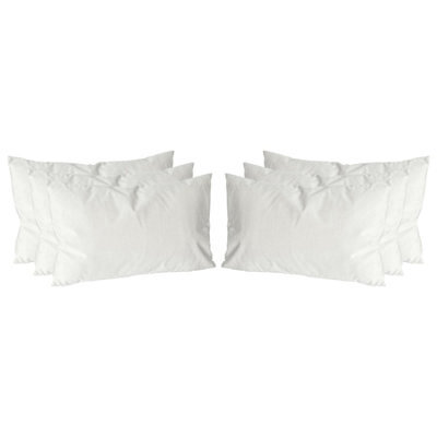 Nicola Spring Rectangle Velvet Cushions - 60Cm X 40Cm - Cream - Pack Of 6 - image 1