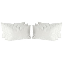 Nicola Spring Rectangle Velvet Cushions - 60Cm X 40Cm - Cream - Pack Of 6