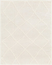 Livabliss Rodos-Modern Beige White Soft Plush Pile Living Bedroom Rug 160 X 213 Cm Easy Care, Non Shedding - thumbnail 1