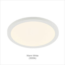 Plum&clay Gemini Chrome Led Round Ceiling & Wall Light 3 Way Colour Changing 24W - thumbnail 2