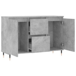 Vidaxl Sideboard Concrete Grey 101.5X35X70 Cm Engineered Wood - thumbnail 6