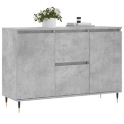Vidaxl Sideboard Concrete Grey 101.5X35X70 Cm Engineered Wood - thumbnail 3