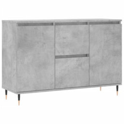 Vidaxl Sideboard Concrete Grey 101.5X35X70 Cm Engineered Wood - thumbnail 2