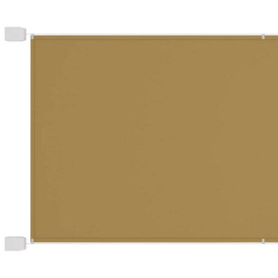 Berkfield Vertical Awning Beige 140X1200 Cm Oxford Fabric - image 1