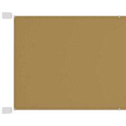 Berkfield Vertical Awning Beige 140X1200 Cm Oxford Fabric - thumbnail 1