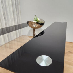 Kosy Koala Dining Table Clear Glass Kitchen Place For 6 Seats, Dining Table Only (Clear H 75 X L 140 X W 80 Cm) - thumbnail 6