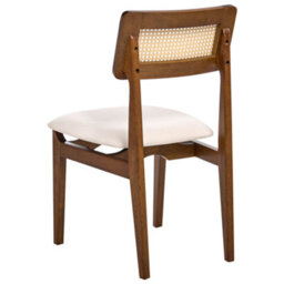 Beliani Set Of 2 Dining Chairs Rubonia Wood Dark Brown - thumbnail 6