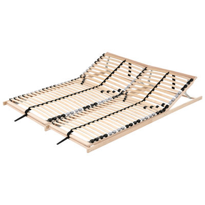 Beliani Manually Adjustable Bed Frame Monthois 180 X 200 Cm (Eu Super King) - image 1