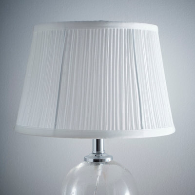 K Living 14Inch Traditional Mushroom Light Shade For Modern Table Lamps And Floor Lamps In White