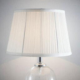 K Living 14Inch Traditional Mushroom Light Shade For Modern Table Lamps And Floor Lamps In White - thumbnail 2