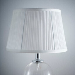 K Living 14Inch Traditional Mushroom Light Shade For Modern Table Lamps And Floor Lamps In White - thumbnail 1