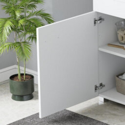Avc Designs Bathroom Sink Cabinet Under Basin Unit Cupboard Storage Furniture With Storage Shelf White - thumbnail 5