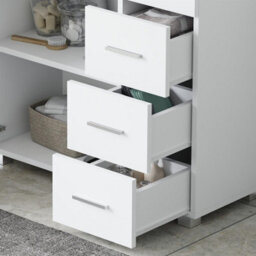 Avc Designs Bathroom Sink Cabinet Under Basin Unit Cupboard Storage Furniture With Storage Shelf White - thumbnail 6