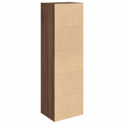 Berkfield Bookcase Brown Oak 31X24X102 Cm Engineered Wood - thumbnail 7