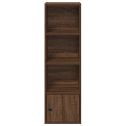 Berkfield Bookcase Brown Oak 31X24X102 Cm Engineered Wood - thumbnail 5