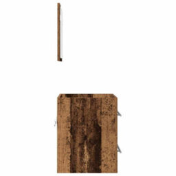 Berkfield Bathroom Cabinet With Drawer 41 X 38.5 X 48 Cm Engineered Wood - thumbnail 9