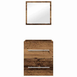 Berkfield Bathroom Cabinet With Drawer 41 X 38.5 X 48 Cm Engineered Wood - thumbnail 8