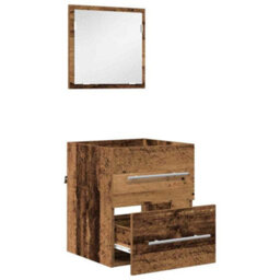 Berkfield Bathroom Cabinet With Drawer 41 X 38.5 X 48 Cm Engineered Wood - thumbnail 5